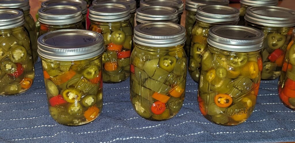 canned peppers